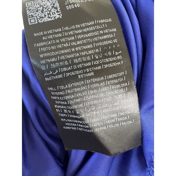 Guess Lana Ribbed-Knit Bodycon Dress MEDIUM BLUE Tanzanite Short Sleeve - Picture 15 of 15